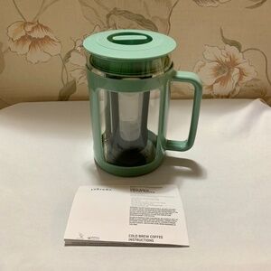 Primula Logan 1.6 Quart Cold Brew Coffee Maker - Mint Green - NEW